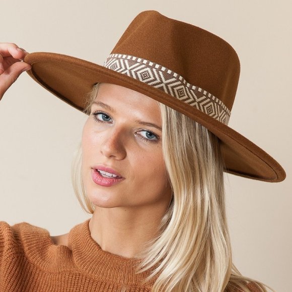 Justin Taylor Geometric Fedora - Picture 1 of 5